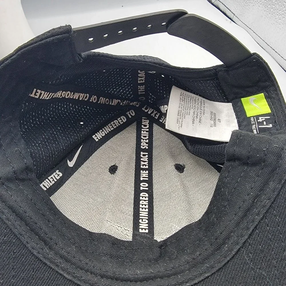 Nike True Kids 4-7 Black Gray Hat Cap Athletic Adjustable Casual Outdoors